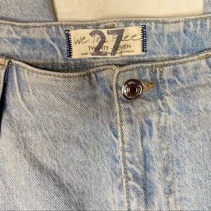 NWOT Free People Crvy Wild Honey Denim